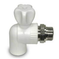 Кран 25 ПП радиаторный угловой Formul 3/4 Турция Гарантия 7 лет